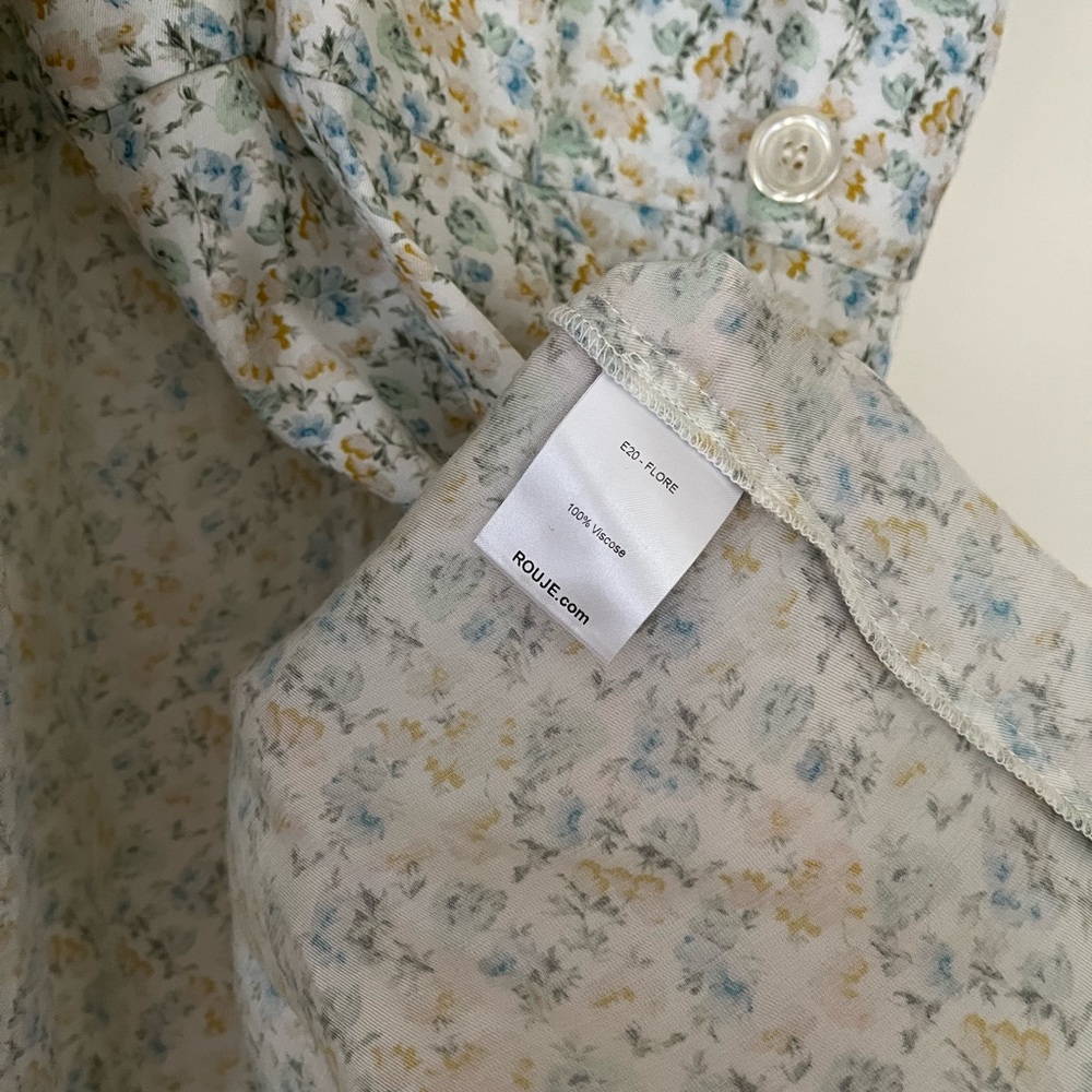 Rouje Flore Mini Wrap Dress - Picture 8 of 10
